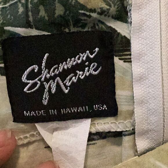 Vintage Shannon Marie Hawaiian Print Sheath Dress Women’s Medium 10 - Picture 6 of 6